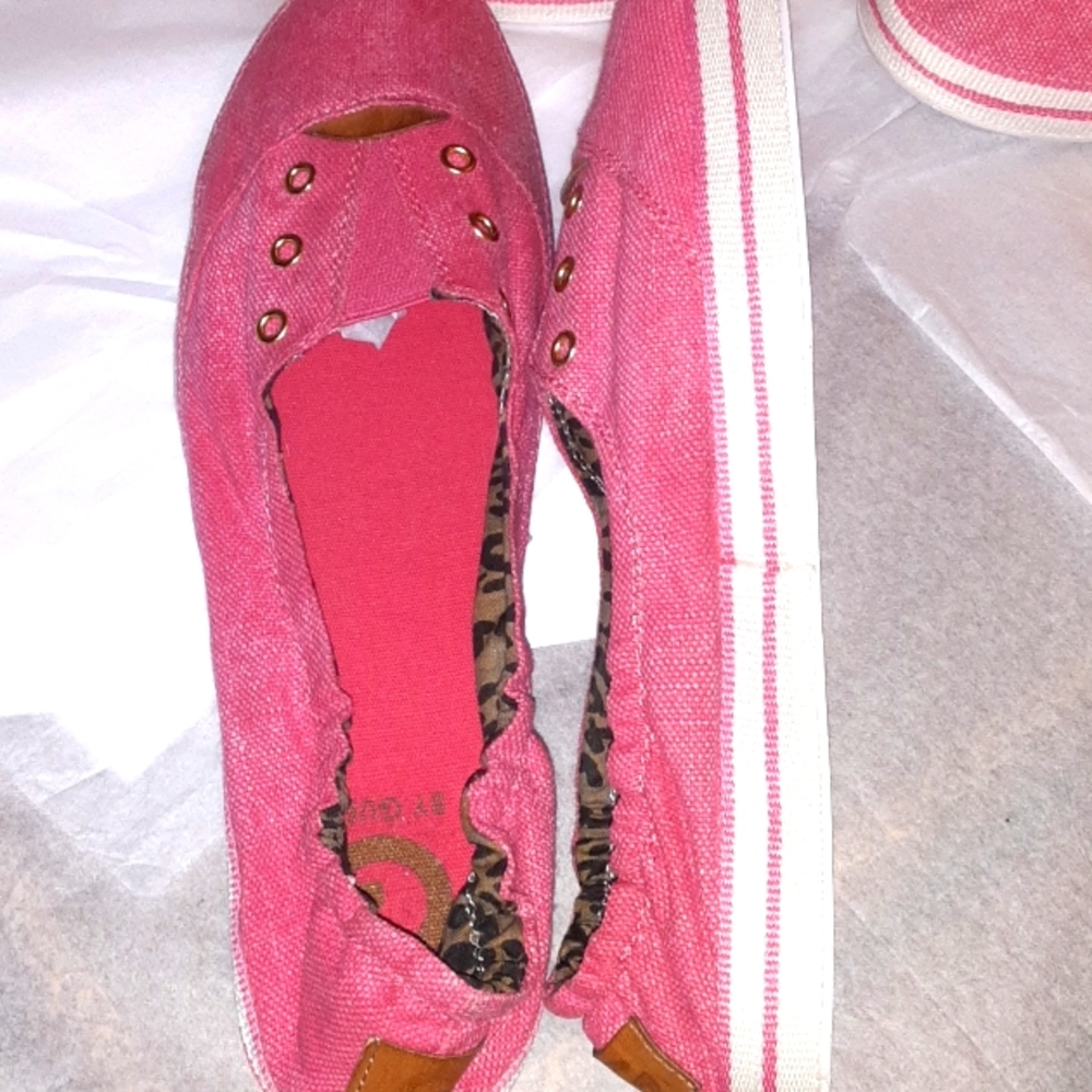 Guess Pink Womens Shoes Casual Sneakers New! 7 1/2 - Picture 11 of 13
